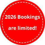 2026 Bookings are limited!