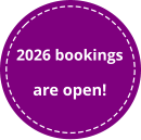 2026 bookings are open!