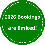 2026 Bookings are limited!